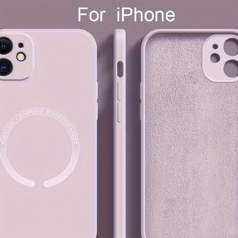 

Luxury Silicone Magnetic Wireless Charging Shockproof Tpu Phone Case For Iphone 11