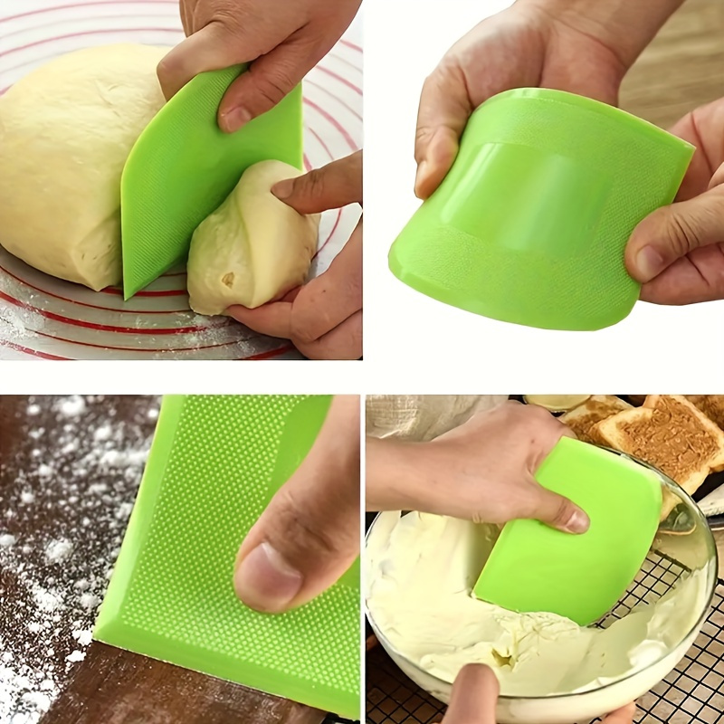 Silicone Dough Scraper, Dough Cutter With Measurements, Pastry