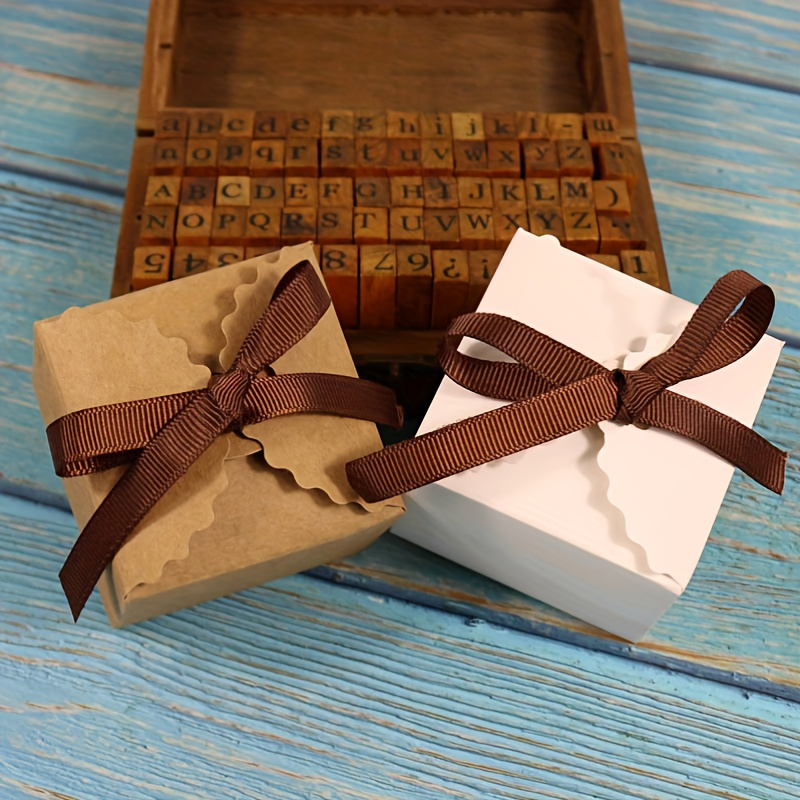 Small Kraft Paper Gift Boxes Gift Boxes With Lid Mini - Temu