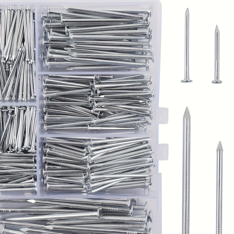 

[ ] 140-280pcs Kit - Assorted , Galvanized Steel & For Hanging And Woodworking Storage Box