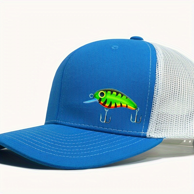 

Unisex Fishing Embroidered Baseball Cap | 50% Cotton, 50% Polyester | Adjustable Mesh Trucker Hat | Lightweight, Breathable | Curved Brim | Sun Protection | Sports Style | Available In Multiple Colors