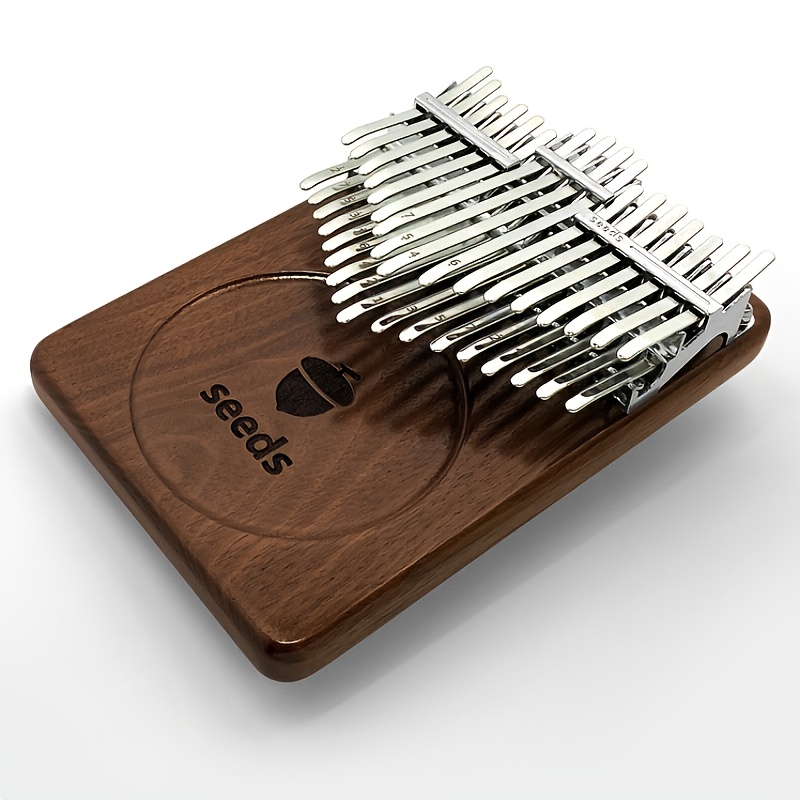 41 Keys Seeds Okoume Wood Kalimba Accurate Tuning Three - Temu