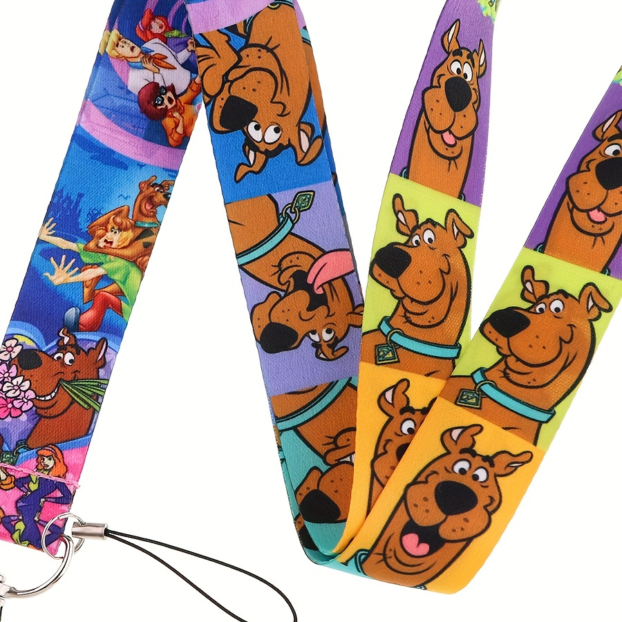 Scooby-Doo Character Heavy Duty Metal Retractable Reel ID Badge  Key Card Tag Holder with Belt Clip : Office Products