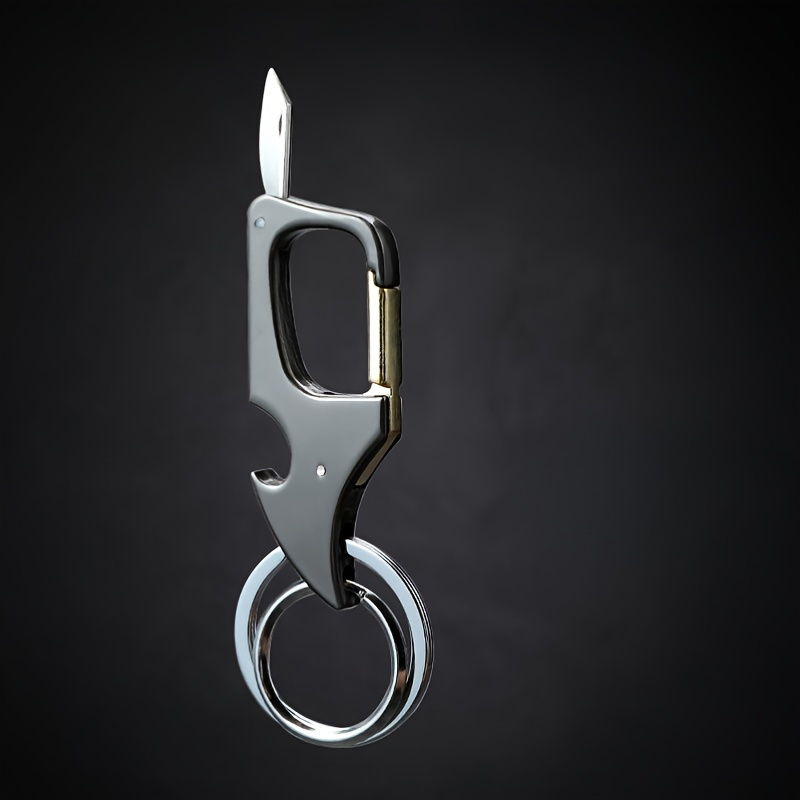 Multifunctional Keychain With Pocket Knife Bottle Opener - Temu