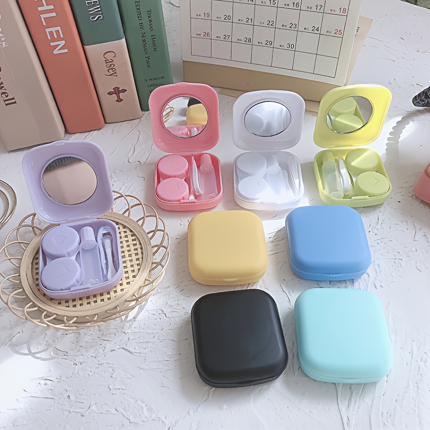 Solid Color Contact Lens Organizer, Compact And Portable, Protect Contact  Lenses, Easy To Carry Around, Suitable For Travel Use - Temu Philippines