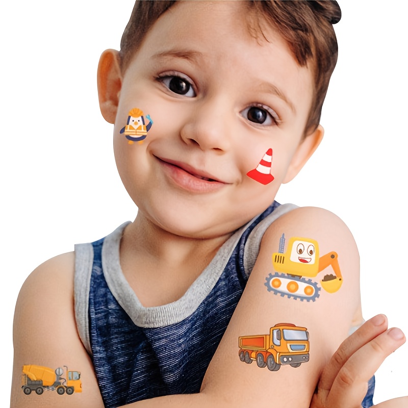 Set De 10 Hojas De Tatuajes Temporales Para Niños Con - Temu