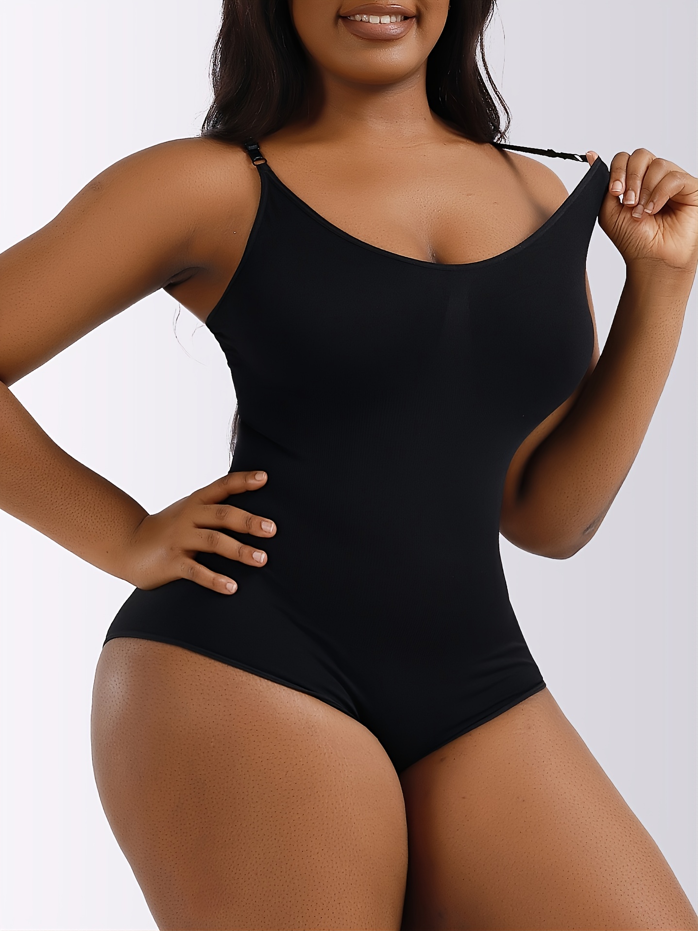 Secret Solutions Women's Plus Size Instant Shaper Medium Control Seamless Shaping  Cami Shapewear - 28/30, Black at  Women's Clothing store
