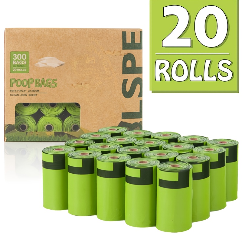 20 Rolls Dog Poop Bag for Outdoor Walking | Pet Supplies at Our Store