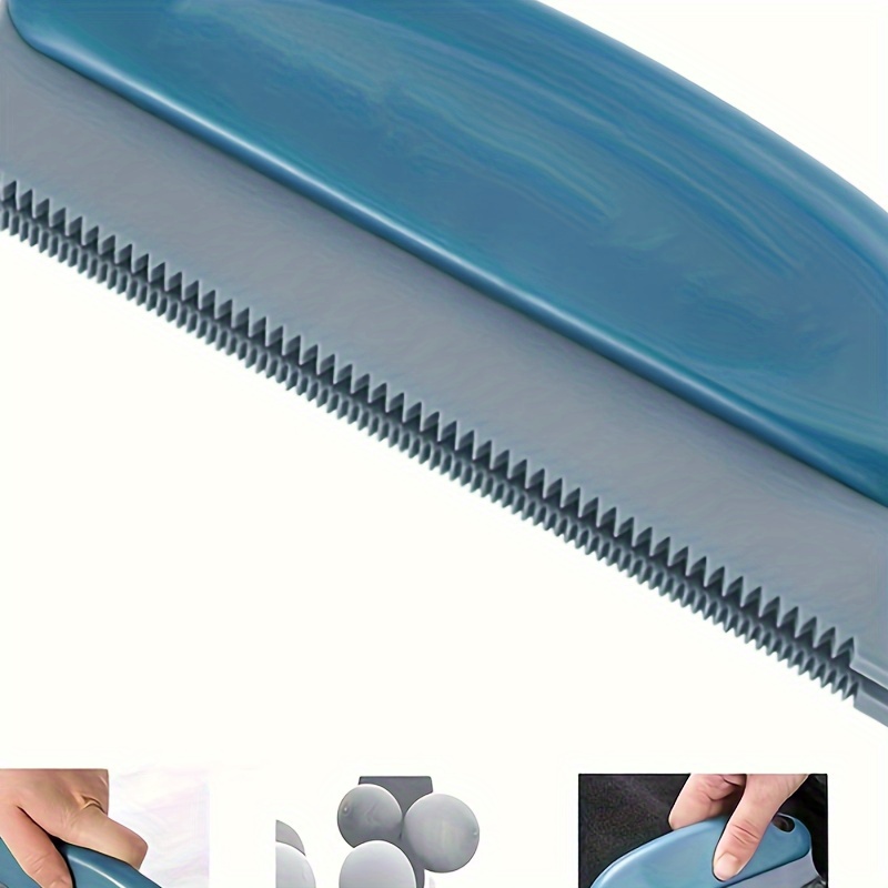 

1pc, Multifunctional Dog Hair Removal Brush, Soft Tpr Undercoat Hair Removal Slicker Brush For Couch, Carpet, Car Seats And Bedding, Pet Hair Remover, Cleaning Supplies