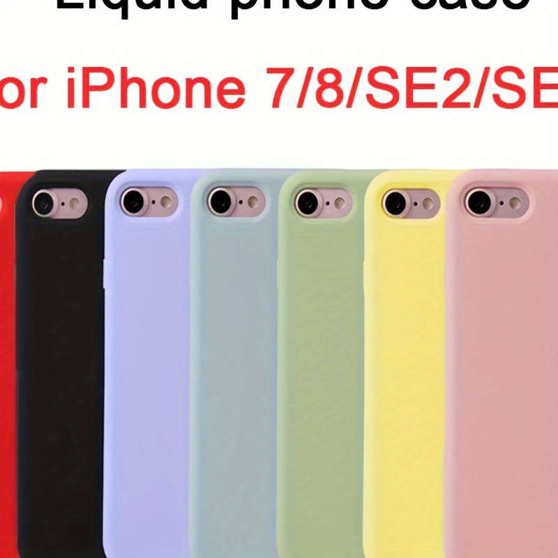 Phone Case for iPhone 7/8/SE 2022/2020, Original Durable Liquid TPU Shockproof and Anti-Slip Phone Cover Phone Case for iPhone 7/8/SE 2022/2020, Original Durable Liquid TPU Shockproof and Anti-Slip Phone Cover