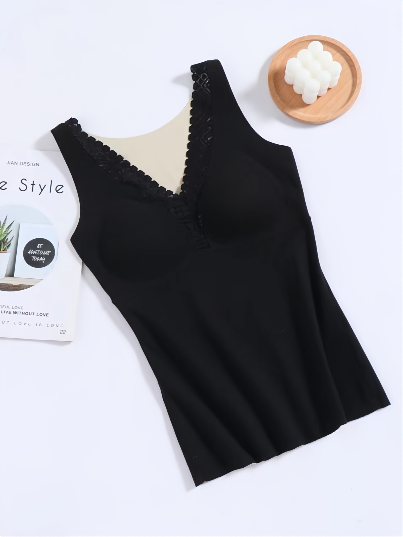 Winter Thermal Lace V Neck Camisole Top With Lace For Women Slim Body  Shaper Camisole With Sleeveless Vest And Bra X404 From Shizier, $17.26