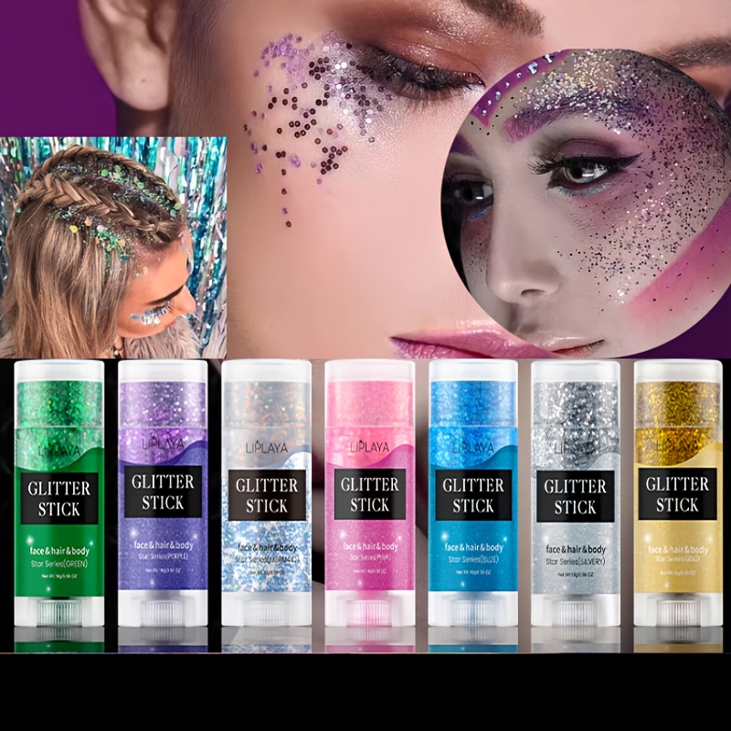 eyeshadow Glitter Shimmer Face Jewels Pigment Body Face Eye Glitter Sequin  Gel Cream Eye Shiny Skinface Sequin Body Glitter