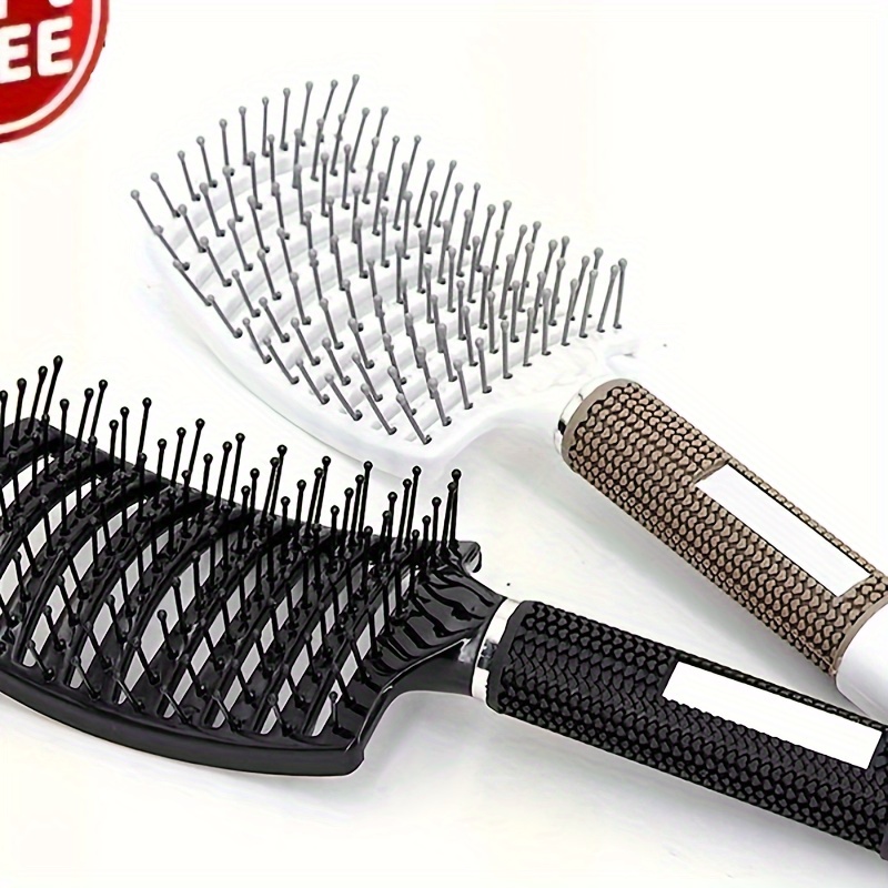 

2- Detangler Combs Massage , Abs Plastic , Massaging Brushes For Drying & Smoothing, Types