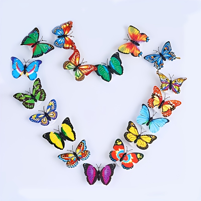 5pcs butterfly led night light lamp with suction pad portable for christmas wedding decoration and night lamp photo props outdoor decor details 6