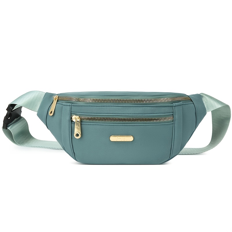 Turquoise LEATHER BUM BAG Women's Leather Fanny Pack 