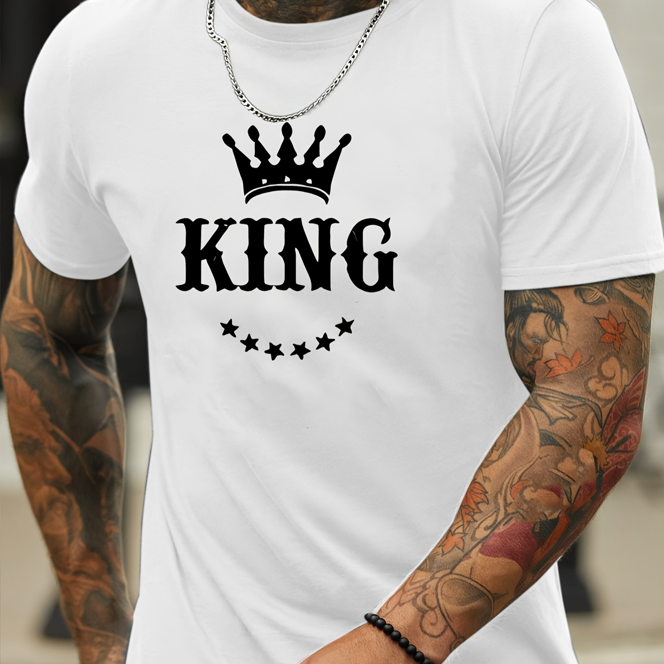 

T-shirt, Tees For Men, Breathable Street Trendy Fashion, Comfortable Round Neck T-shirt, Casual Short Sleeve T-shirt For Summer