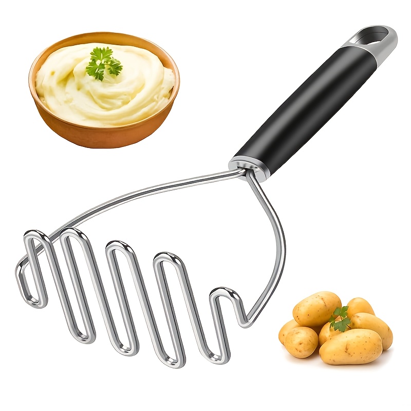 Potato Masher, Potato Masher Stainless Steel, Heavy Duty Mashed Potatoes  Masher, Professional Metal Wire Masher Kitchen Tool for Bean, avocado