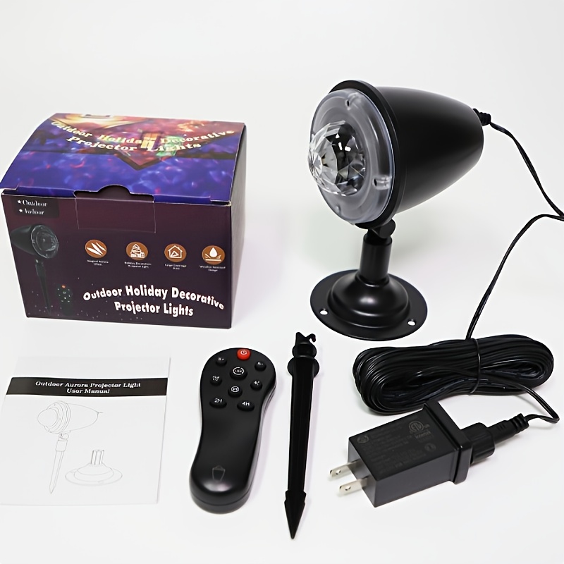 Christmas Light Projector with Red and Green Rotating Laser Lights,Wireless  Remote Control 