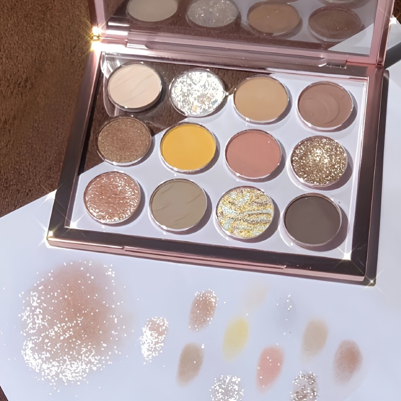 12 Eyeshadow Palette, Fairy Pearly Matte Finish