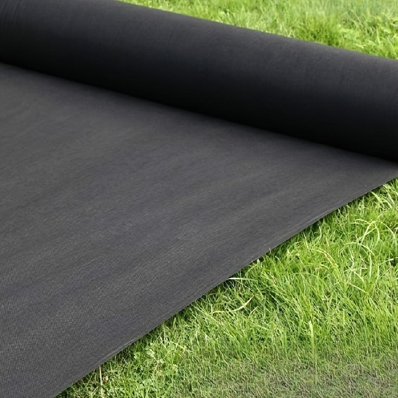 

1 Roll, Garden Landscape Fabric Barrier Heavy Duty Driveway Gardening Mat Polypropylene Ground Cover Flower Vegetable Raised Beds Lawn Yard Landscaping Cloth Black