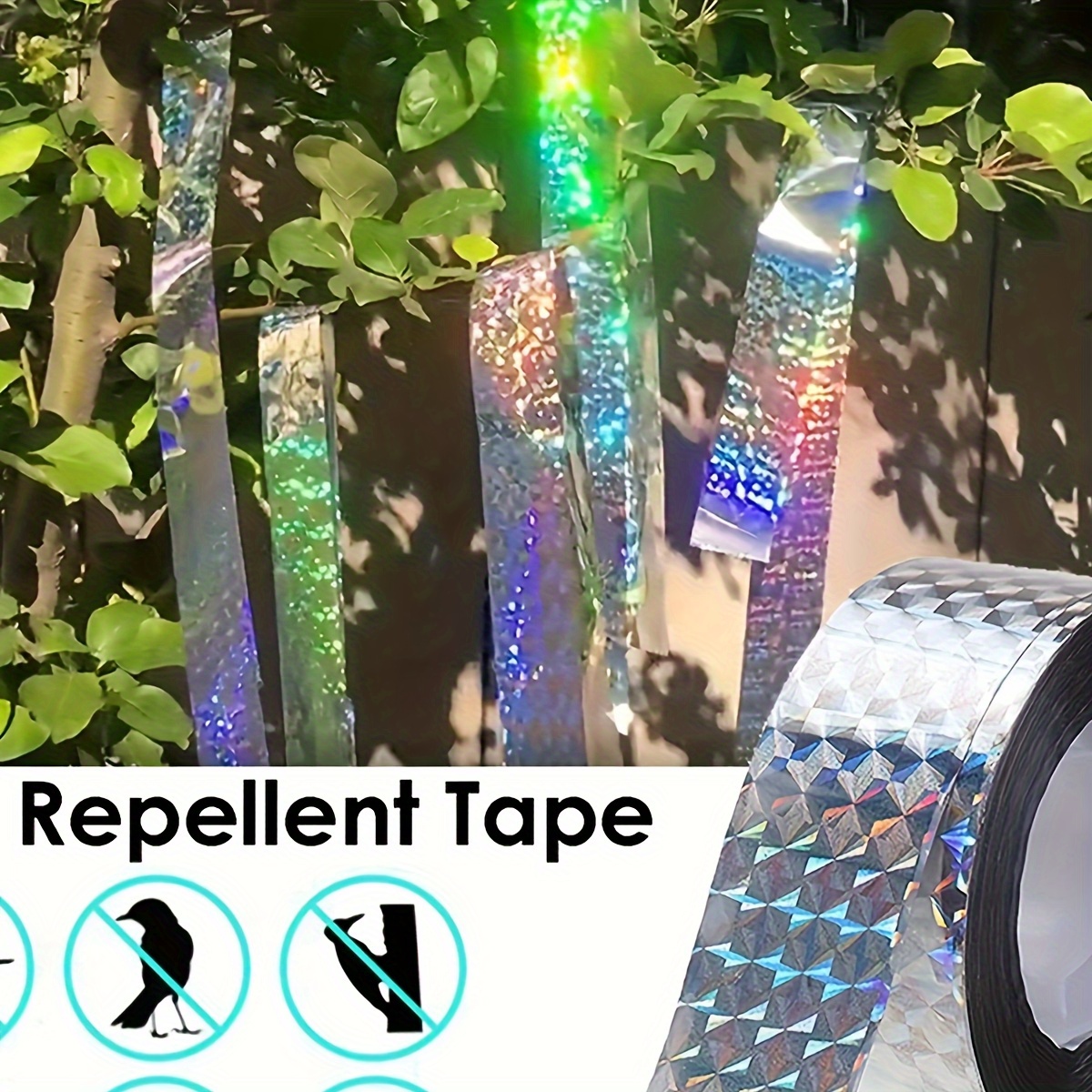 

Reflective - , 1 Roll - Repellent For , - Auditory , Plastic , Decoration And Strip