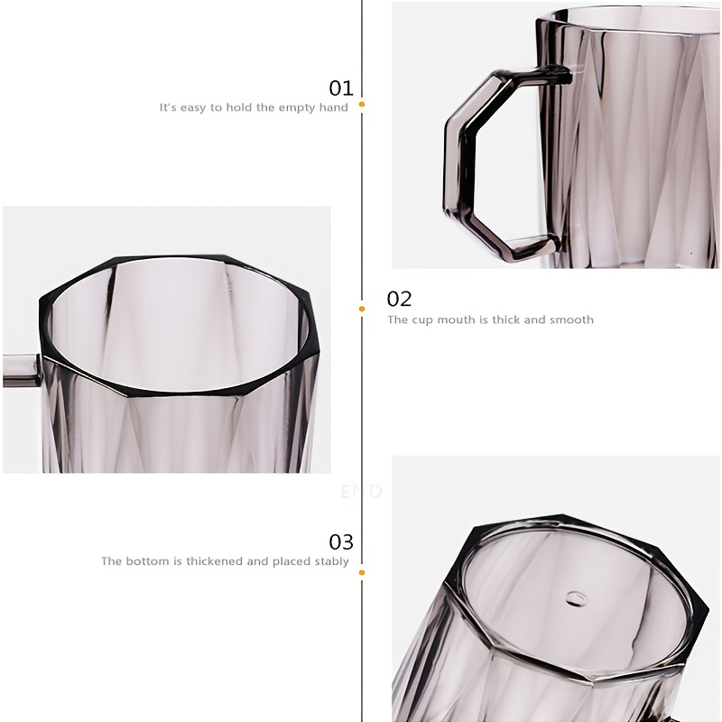Reusable Mouthwash Cup with Handle for Water Coffee Tea