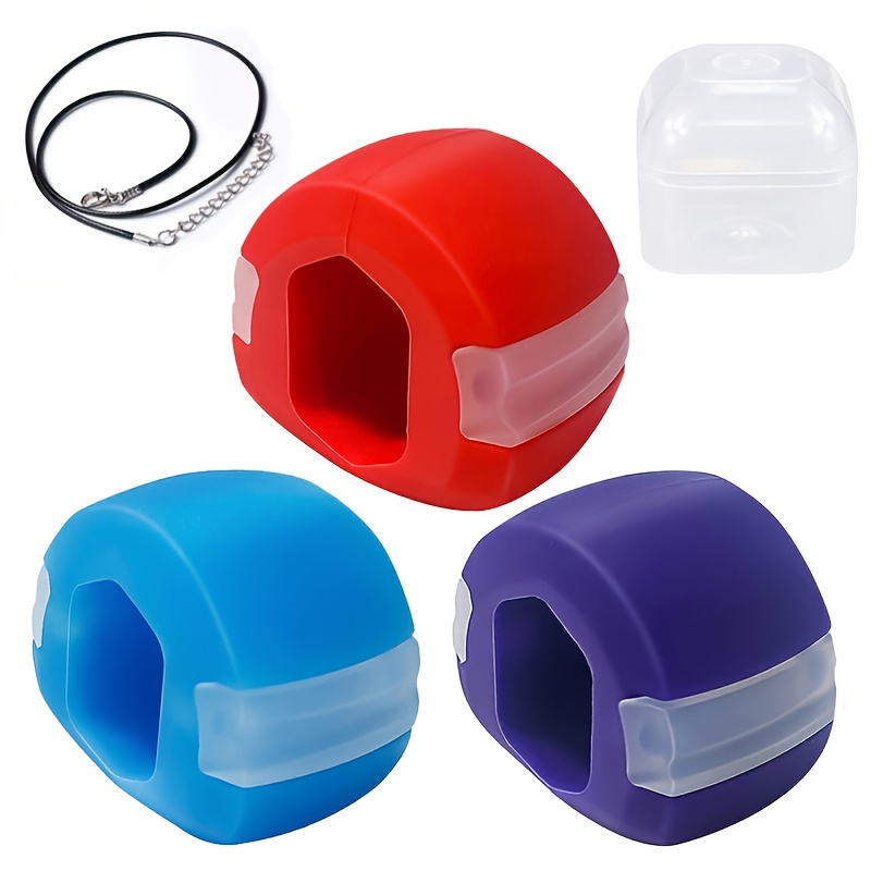 Jawline Exercise Ball Food-Grade Silica Gel Jaw Exerciser Muscle Trainer  Ball