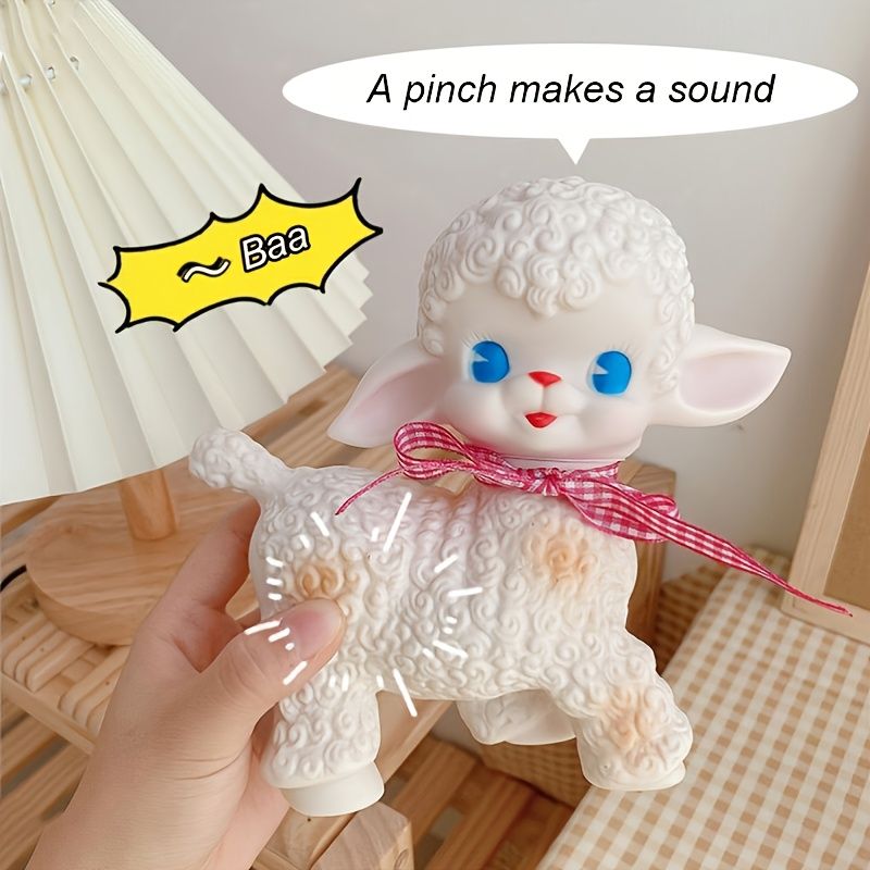 1pc Cute Sheep Statue Sheep Resin Toy Fairy Cartoon Sheep Figurine Home  Decor - Home & Kitchen - Temu