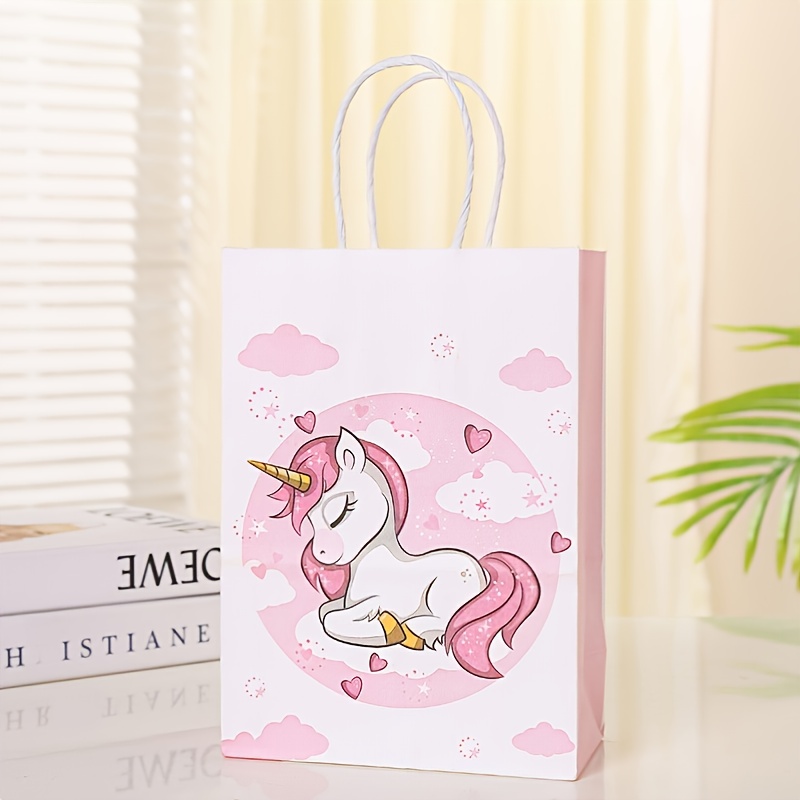 Bolsas de recuerdo de fiesta de cumpleaños de unicornio para la fiesta de  cumpleaños de una niña