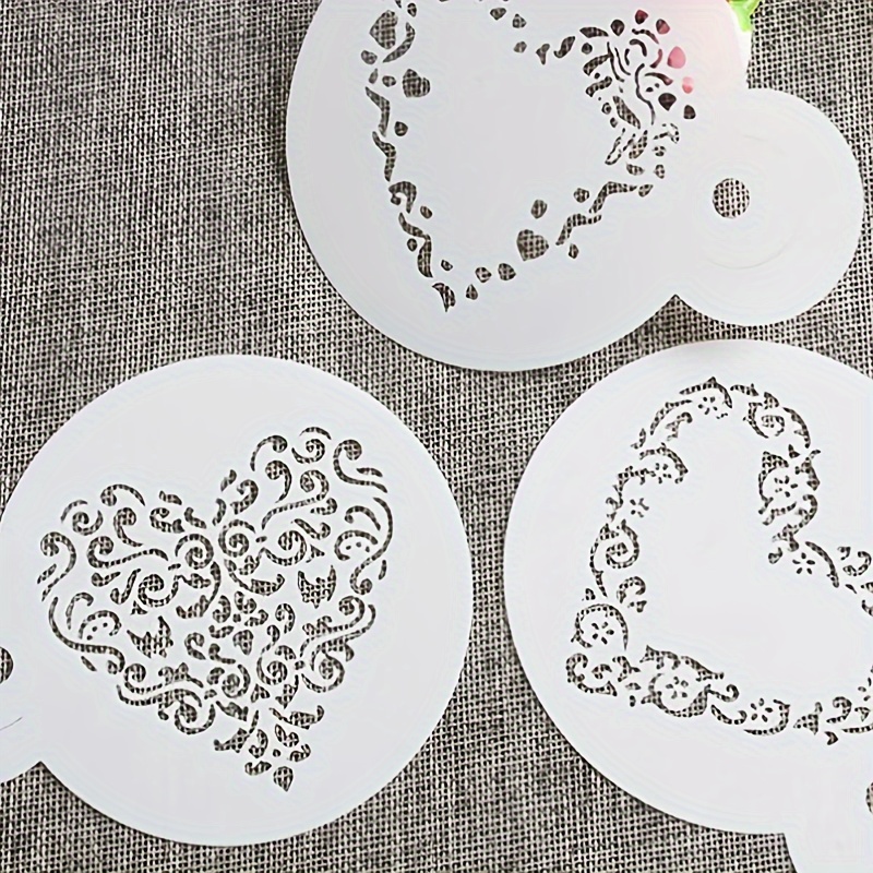 

3pcs/set Plastic , Fondant , Diy Stencils, Painting Art Molds, Art , Fondant Decorating , Kitchen Gadgets