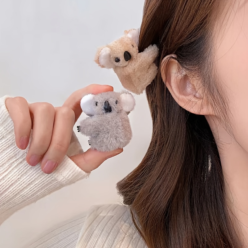 3pcs Cute Cartoon Koala Sitting on A Tree Branch Necklace and Earring Set for Teen Girls, Birthday and Christmas Gifts,Temu