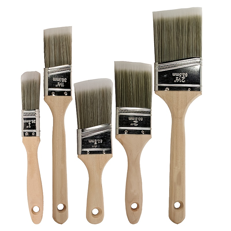 Paint Brush Set Angled Oil Brushes Special Paint Brushes For - Temu