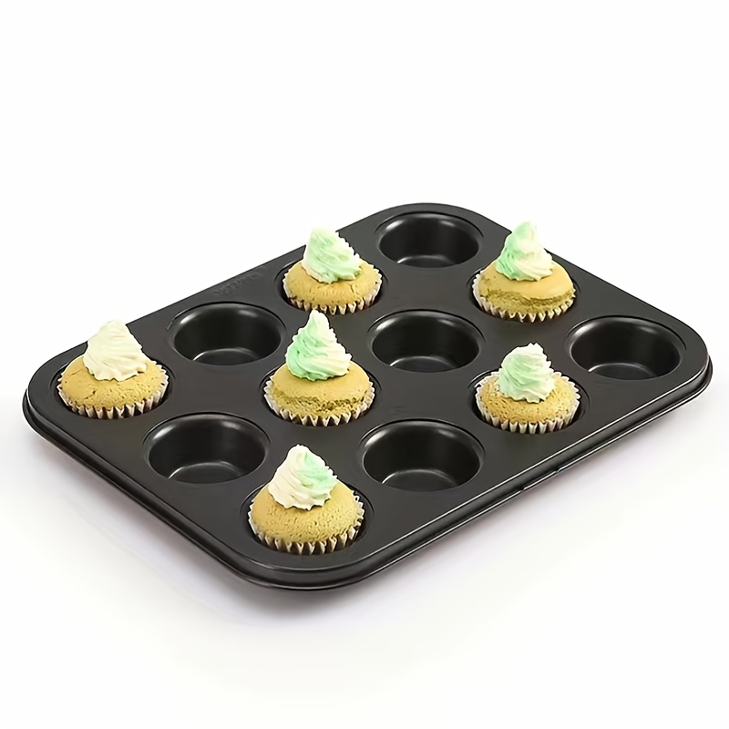 Muffin Pan 12 Cavity Non stick Baking Cupcake Pan Pudding - Temu