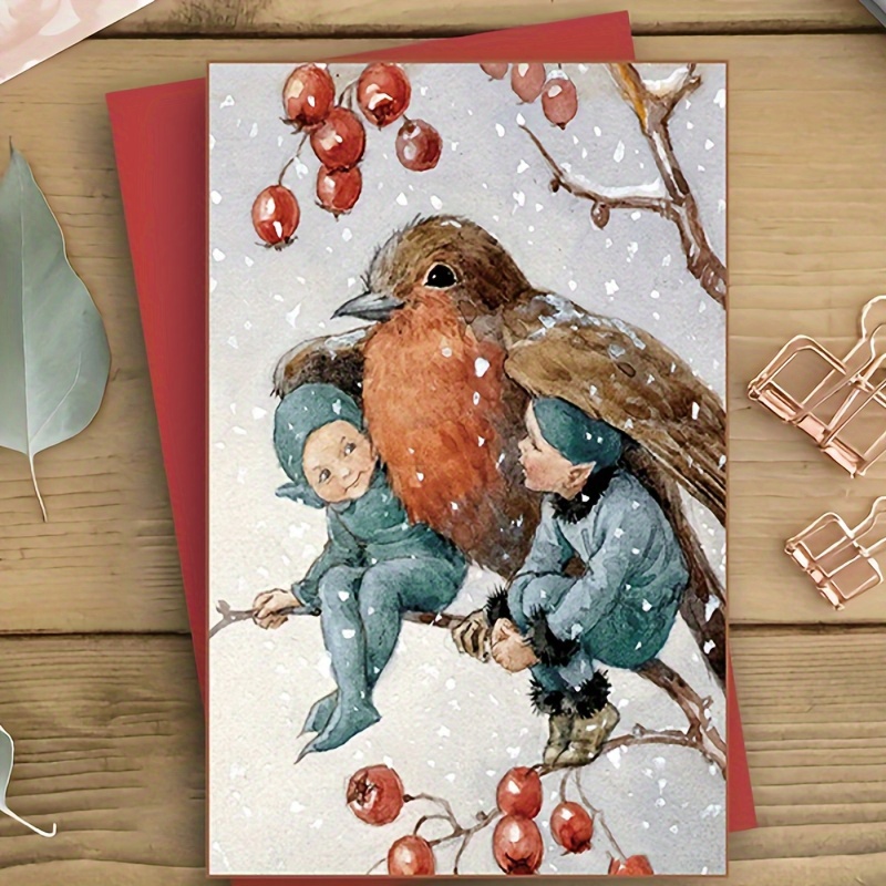 

On A Branch Christmas Card - Family & Friends, Ideal Holiday Gift