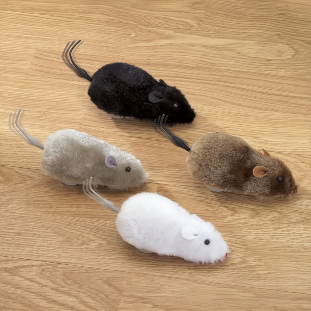 Buy Plush Mouse Simulation Toy Run And Wag Its Tail Online