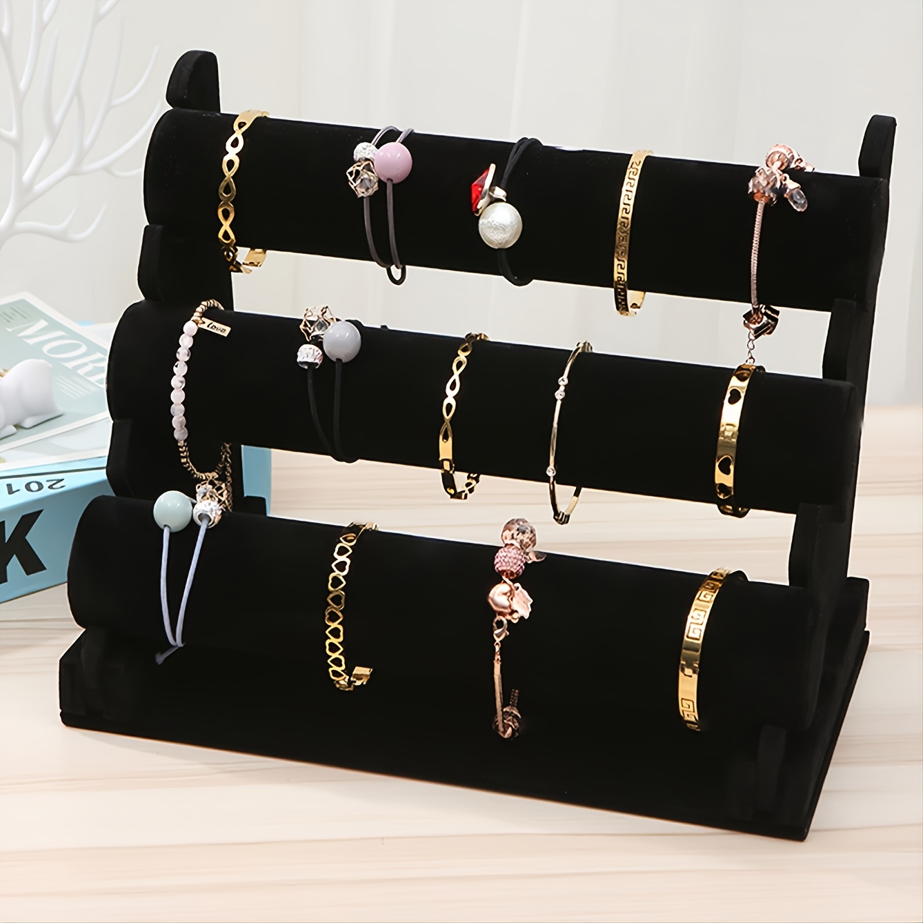 3 Layers Bracelet Stand Display, Necklace Hanger Stand, Watch Holder