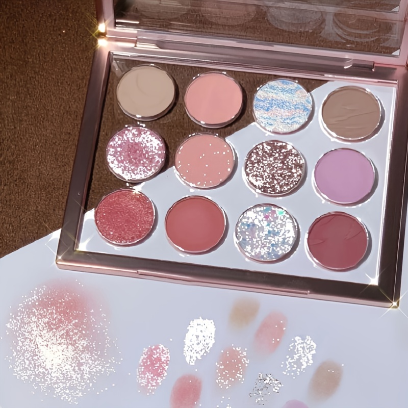 12 Eyeshadow Palette, Fairy Pearly Matte Finish