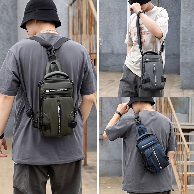 Fashion Crossbody Bag: Murse Man Purse | Mens Bag | Pouch Waist Bag