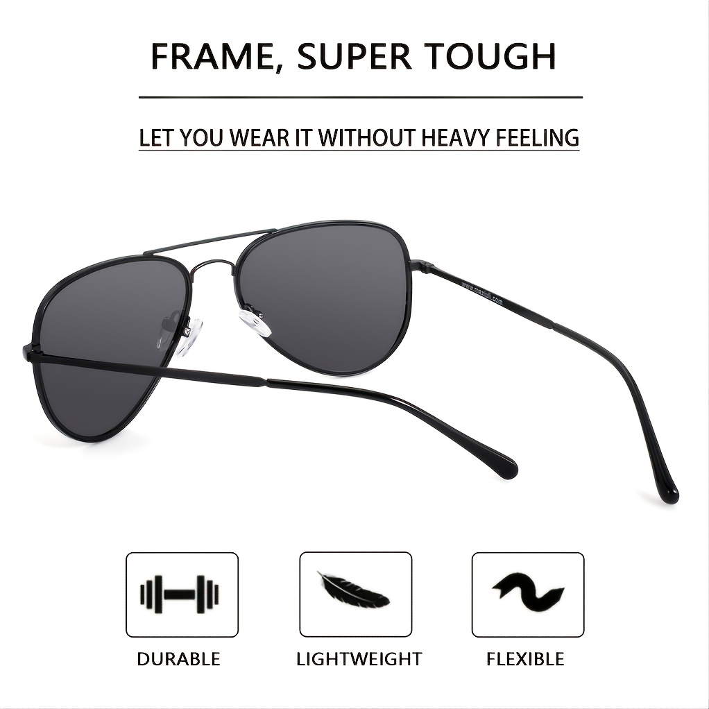 Maxjuli Polarized Sunglasses For Big Heads Men Women - Temu