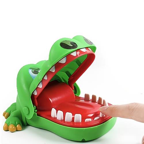 Crocodile Teeth Toys Game For Kids, Alligator Biting Finger Dentist Games Funny For Party And Children Game Of Luck,Pranks