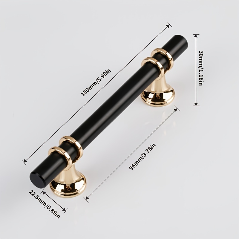 Modern Simple Wardrobe Door Handle Black Handle Temu