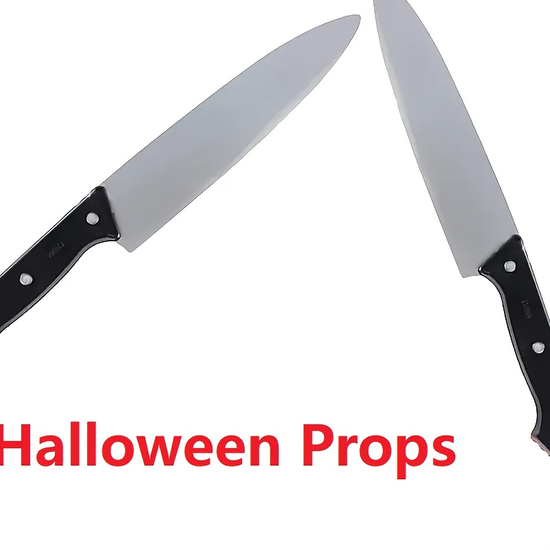 Toyfunny Halloween Funny Tricky Bloody Sharp Knife Simulation Plastic Knife