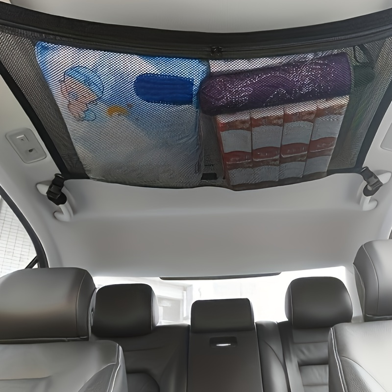 

1pc, Maximize Your Car Internal Storage With This Breathable Mesh Roof Mesh Storage Bag