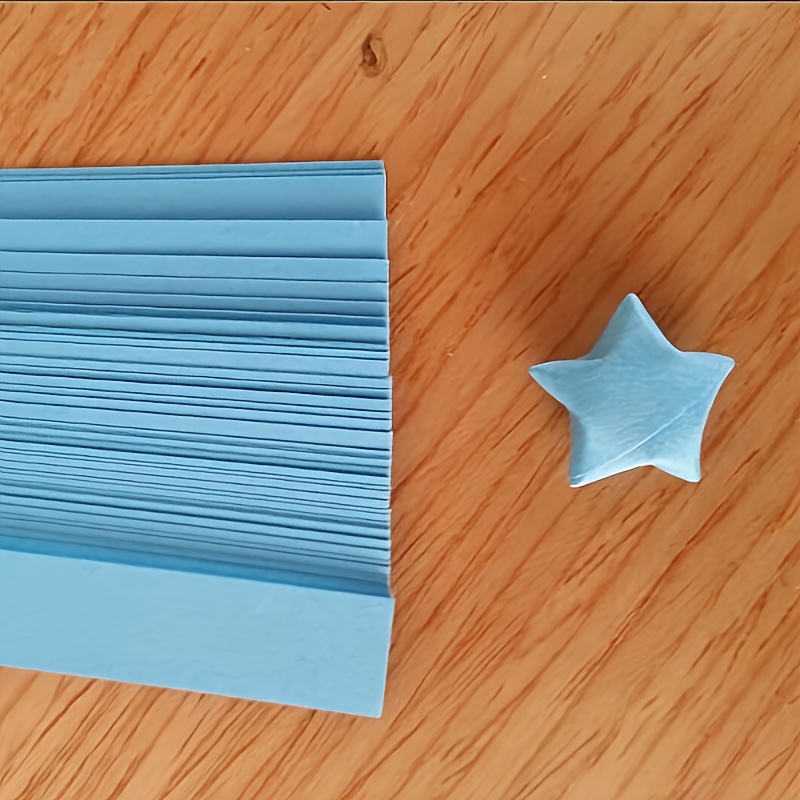 Origami Lucky Star Paper Strips Folding Paper Ribbons Colors