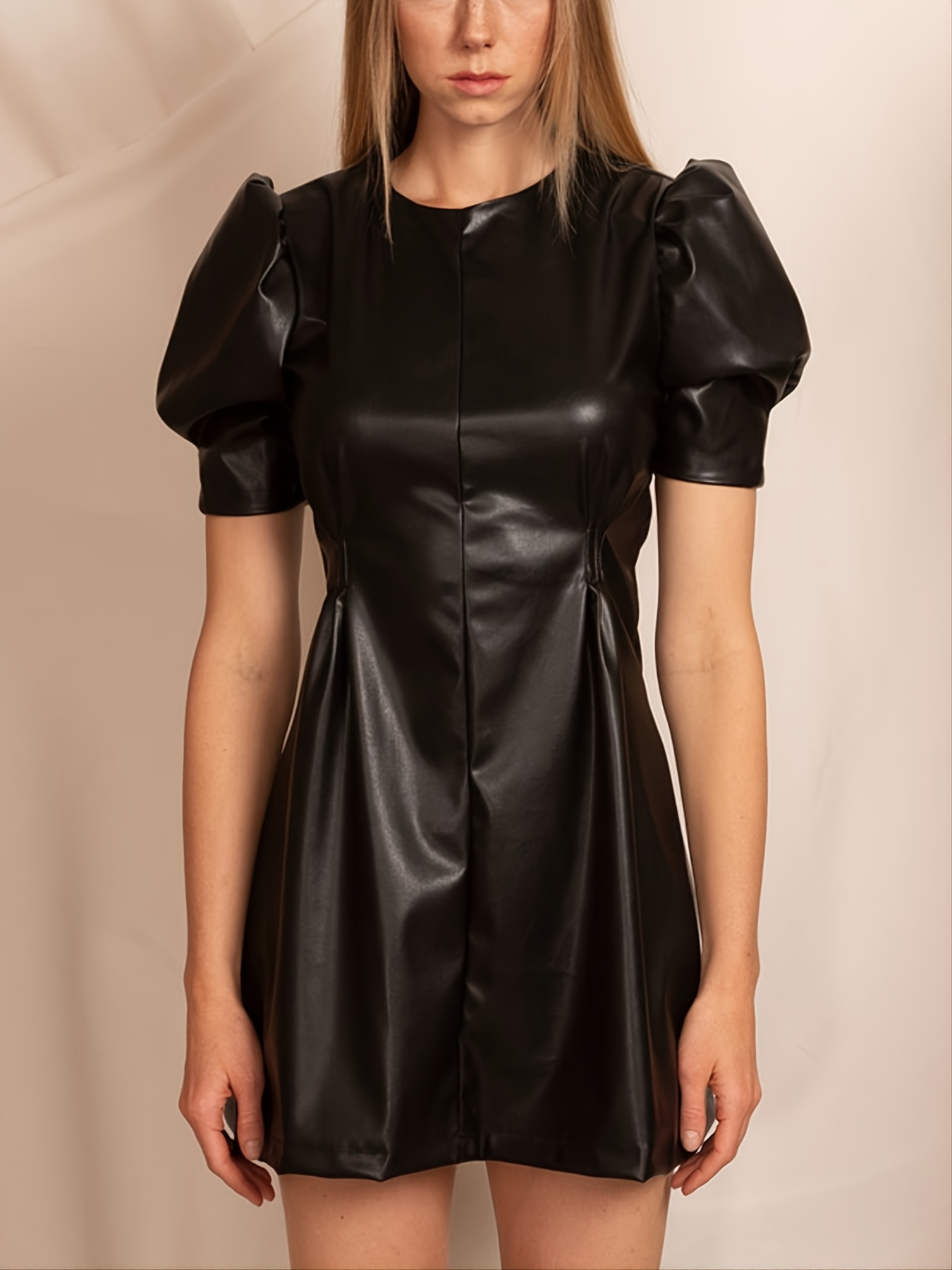 Leather Dress - Temu