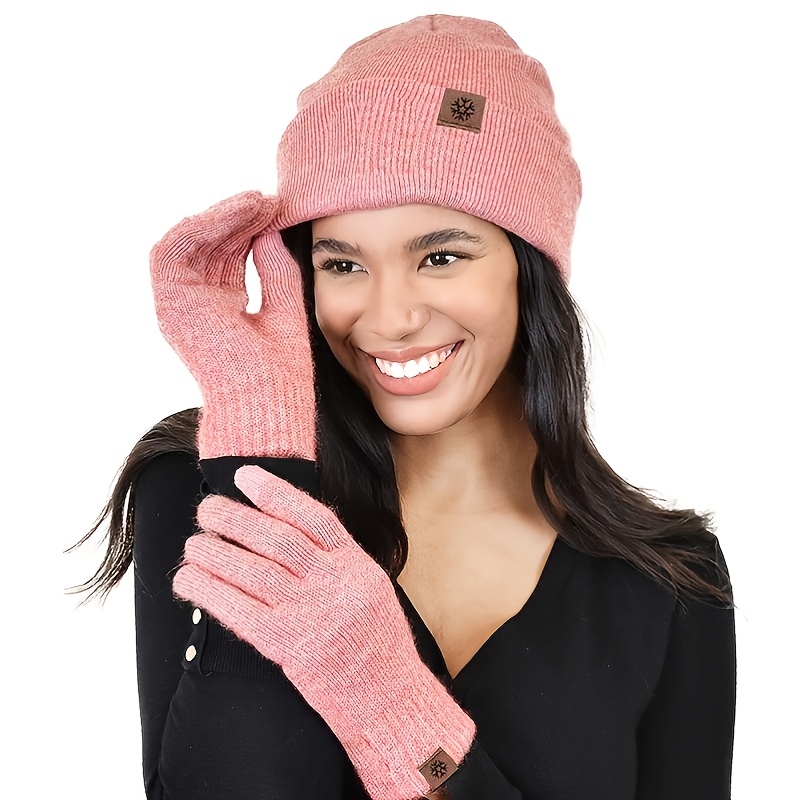 Women Beanie and Scarf Sets 