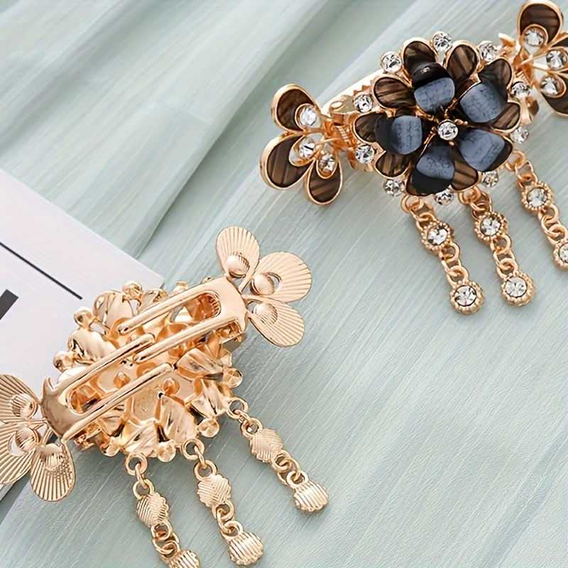 Flower brooch on sale for hair