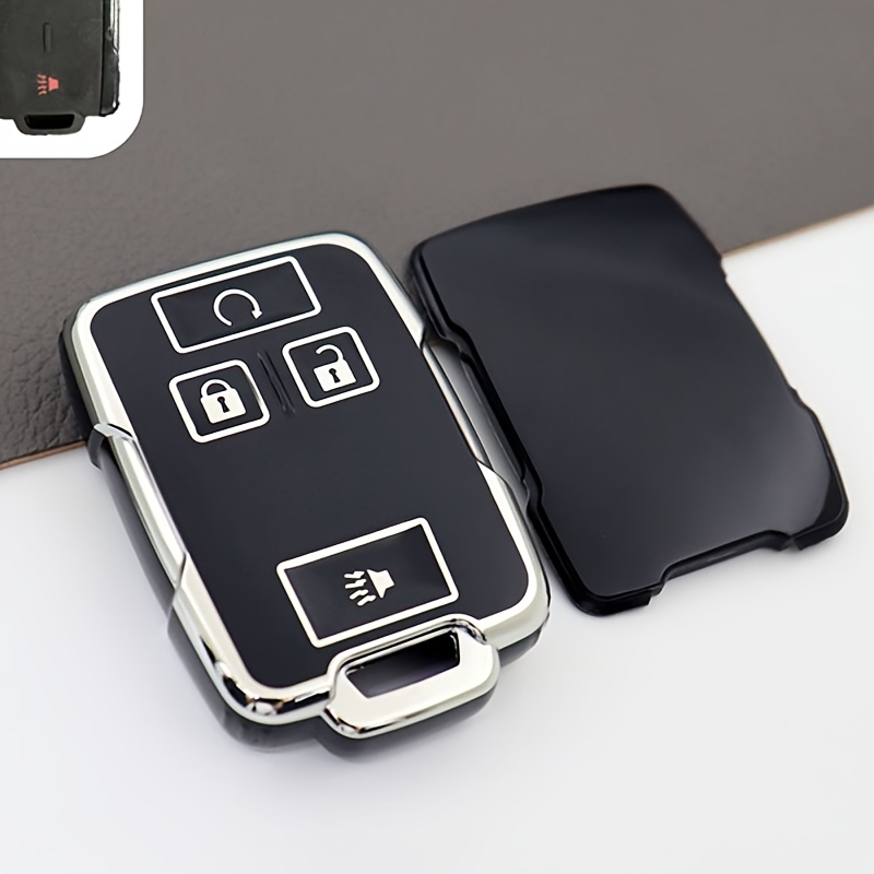 Key Fob Cover Case With Keychain For 2014-2018 Sierra 2015-2018 Canyon Key  Cover Smart Remote 3/4 Button Control Protector - Temu Latvia