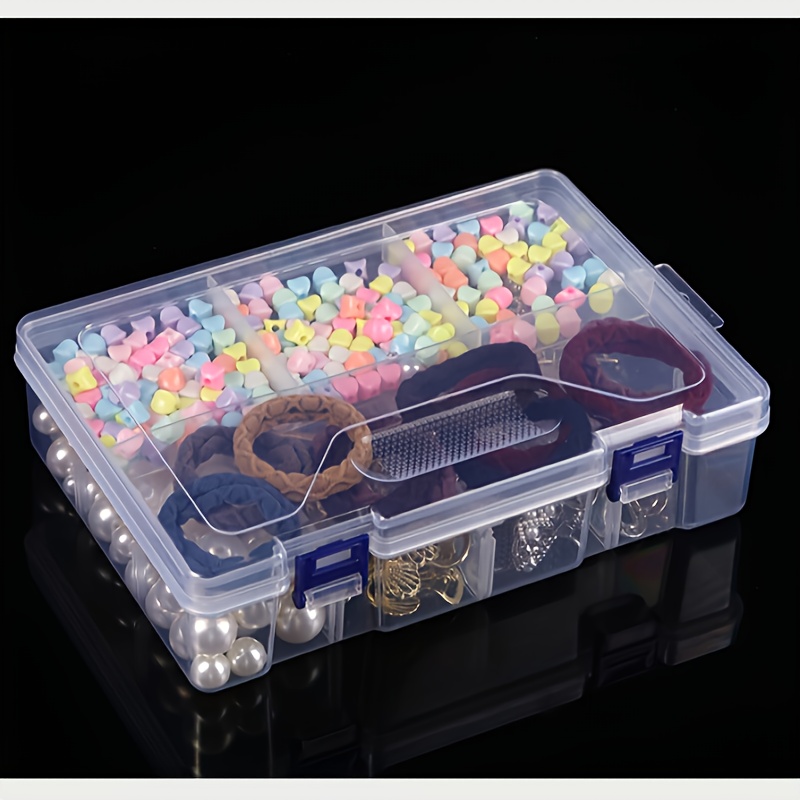 Large Capacity Double Layer Transparent Jewelry Storage Box