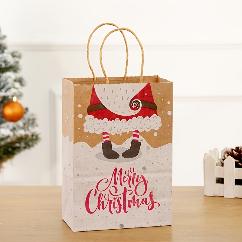 3x Bolsas de regalo de Navidad Cajas Decoraciones variadas Bolsas de para  Navidad Fiesta de Navidad Trineo perfecl bolsas de papel
